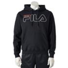 Men's Fila&reg; Logo Pullover Hoodie, Size: Large, Black