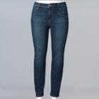 Plus Size Simply Vera Vera Wang Skinny Jeans, Women's, Size: 18w Short, Blue (navy)
