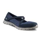 Skechers Ez Flex 3.0 Stopover Women's Mary Jane Shoes, Girl's, Size: 8.5, Blue (navy)