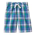 Boys 4-7x Jumping Beans&reg; Plaid Shorts, Boy's, Size: 4, Blue (navy)