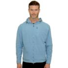 Men's Mountain And Isles Heathered Stretch Fleece Zip-up Hoodie, Size: Large, Blue