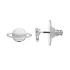 Lc Lauren Conrad Planet Nickel Free Stud Earrings, Women's, Silver