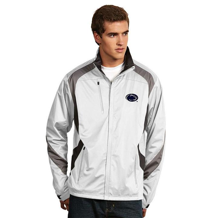 Men's Antigua Penn State Nittany Lions Tempest Desert Dry Xtra-lite Performance Jacket, Size: Small, White