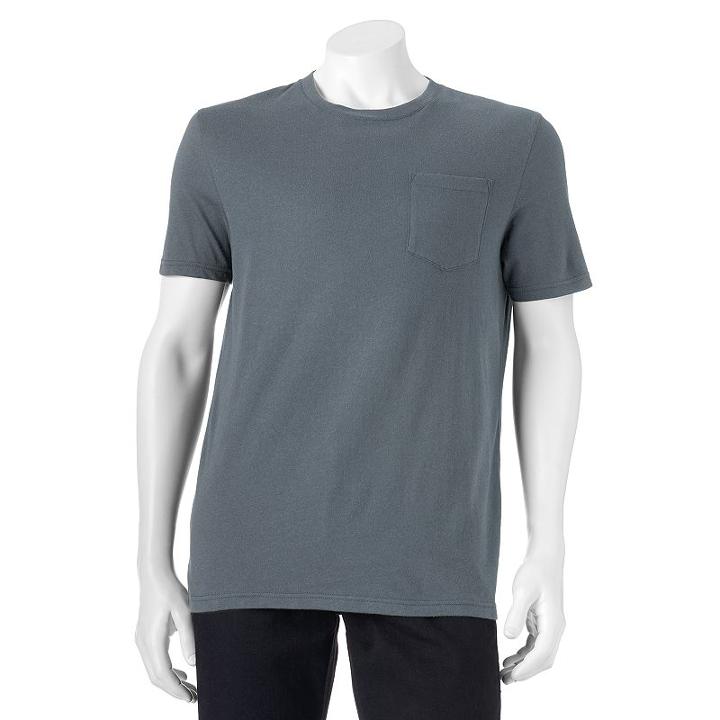 Men's Sonoma Goods For Life&trade; Everyday Pocket Tee, Size: Small, Blue (navy)