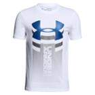 Boys 8-20 Under Armour Vertical Logo Tee, Size: Small, White