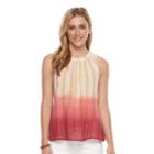 Women's Sonoma Goods For Life&trade; Seersucker Swing Tank, Size: Xs, Lt Orange