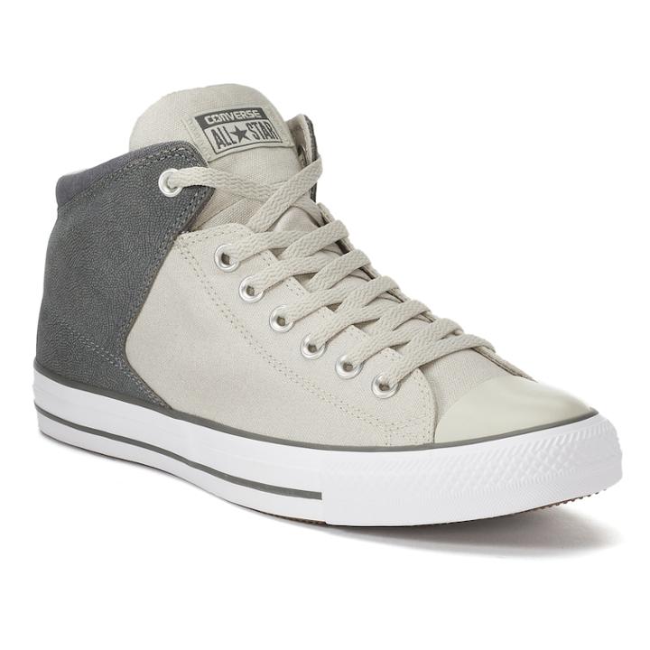 Men's Converse Chuck Taylor All Star High Street Sneakers, Size: M12w14, Grey