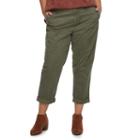 Plus Size Sonoma Goods For Life&trade; Flex Waistband Chino Capris, Women's, Size: 20 W, Green