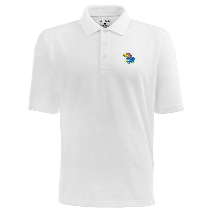 Men's Kansas Jayhawks Pique Xtra Lite Polo, Size: Xxl, White