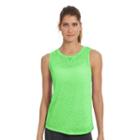 Women's Champion Authentic Wash Muscle Tank Top, Size: Small, Lt Green
