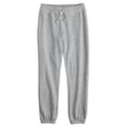 Girls 7-16 So&reg; French Terry Sweatpants, Size: 10, Med Grey