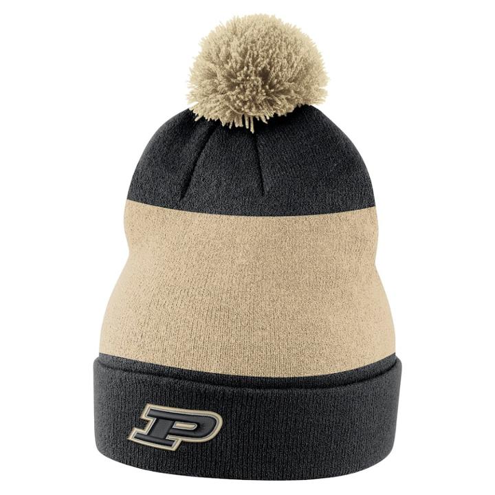 Adult Nike Purdue Boilermakers Sideline Beanie, Men's, Black