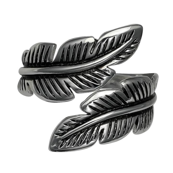 Primrose Sterling Silver Leaf Bypass Ring, Women's, Size: 9