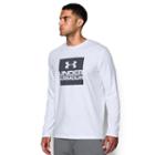 Men's Under Armour Boxed Logo Tee, Size: Large, White
