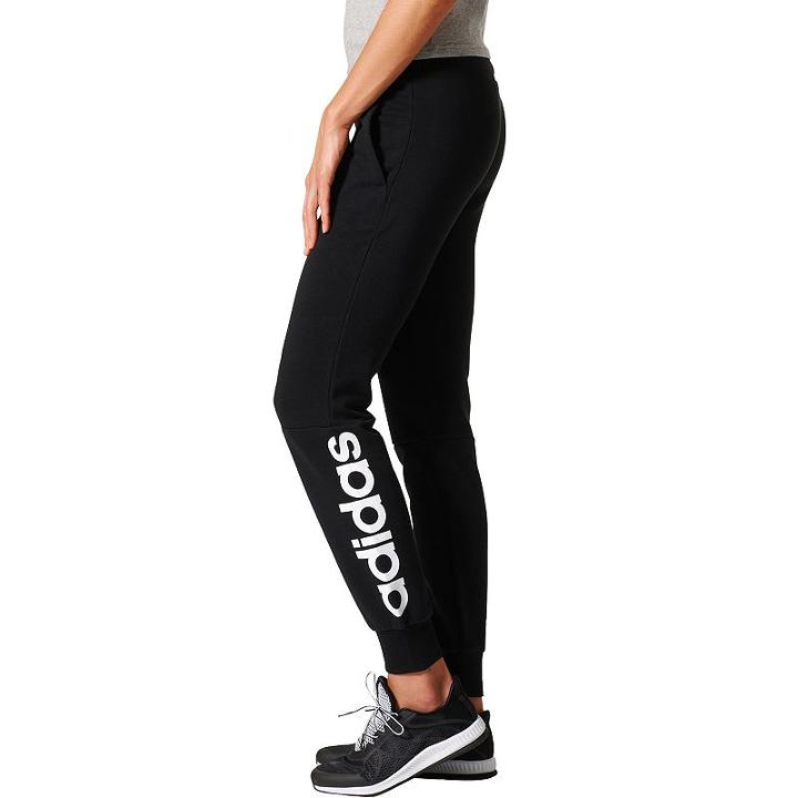 Women's Adidas Essential Linear Pants, Size: Xl, Black