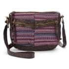 Mudd&reg; Taphnee Embroidered Crossbody Bag, Women's, Purple