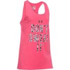 Girls 7-16 Under Armour Don't Sweat It Graphic Tank Top, Girl's, Size: Large, Brt Pink