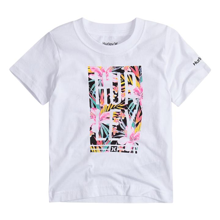 Toddler Boy Hurley Box Graphic Tee, Size: 2t, White