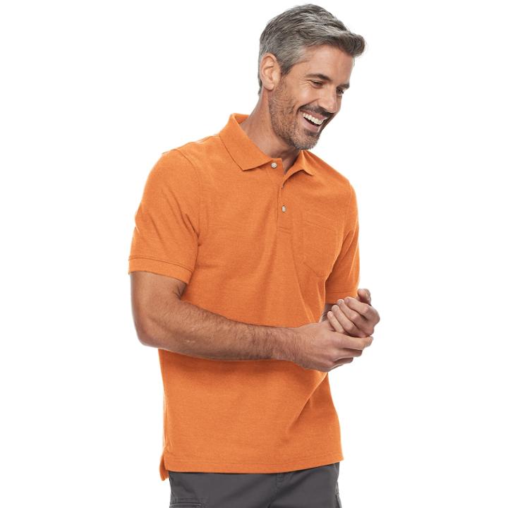 Men's Croft & Barrow&reg; Polo, Size: Xl, Med Orange