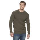 Big & Tall Croft & Barrow&reg; True Comfort Stretch Crewneck Sweater, Men's, Size: Xxl Tall, Dark Green