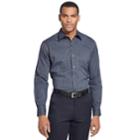 Men's Van Heusen Traveler Classic-fit Non-iron Stretch Button-down Shirt, Size: Large, Light Blue