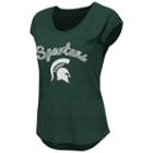 Juniors' Michigan State Spartans Equinox Tee, Women's, Size: Small, Dark Green