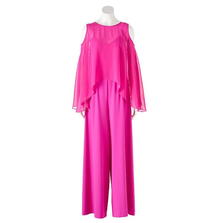 Women's Jennifer Lopez Popover Jumpsuit, Size: 0, Brt Pink