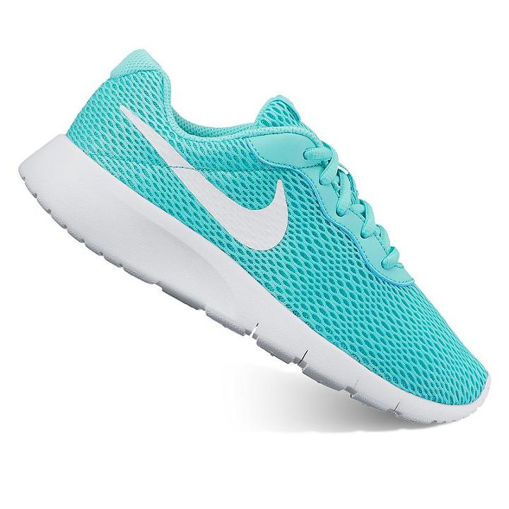 Nike Tanjun Grade School Girls' Shoes, Size: 6, Dark Green