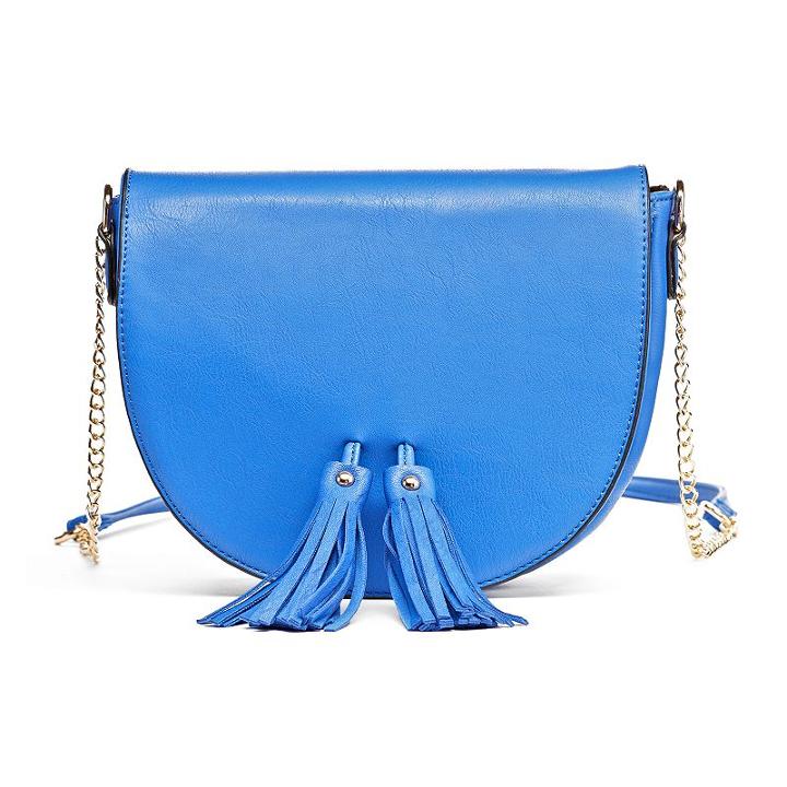 Olivia Miller Neilla Tassel Saddle Crossbody Bag, Women's, Blue