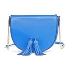 Olivia Miller Neilla Tassel Saddle Crossbody Bag, Women's, Blue