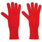 Apt. 9&reg; Cashmere Cross-stitch Gloves, Women's, Med Red