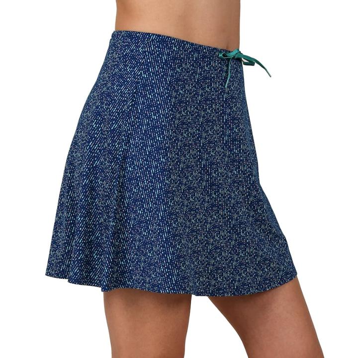 Women's Soybu Santiago Yoga Skirt, Size: Small, Blue (navy)
