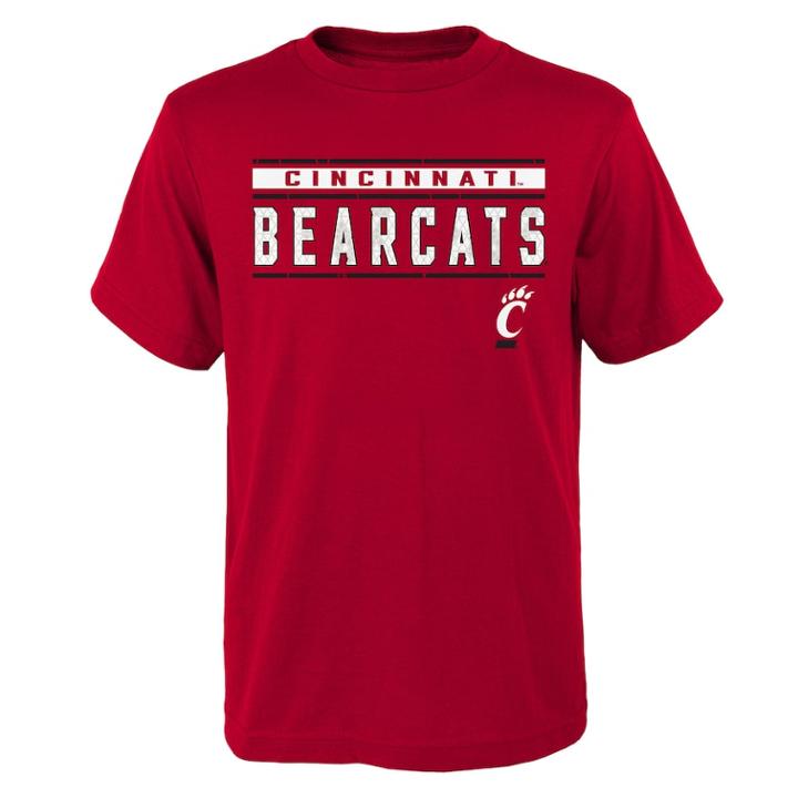 Boys' 4-18 Cincinnati Bearcats Regeneration Tee, Size: 8-10, Red