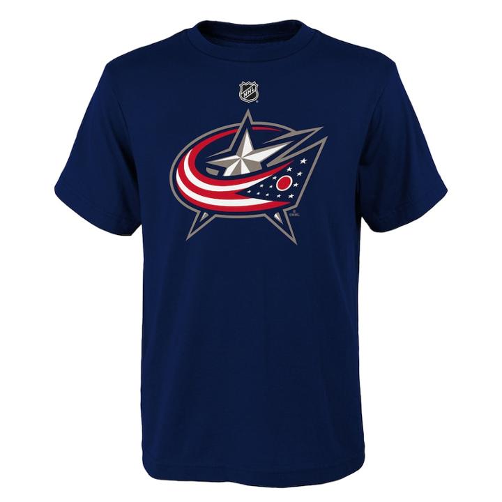 Boys 8-20 Columbus Blue Jackets Team Logo Tee, Size: M 10-12 (navy)