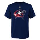 Boys 8-20 Columbus Blue Jackets Team Logo Tee, Size: M 10-12 (navy)