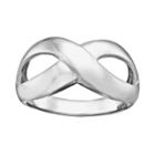 Silver Plated Infinity Ring, Women's, Size: 8, Grey