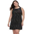 Plus Size Apt. 9&reg; A-line Tank Dress, Women's, Size: 2xl, Black