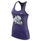 Women's Nike Tcu Horned Frogs Dri-fit Touch Tank Top, Size: Xxl, Purple
