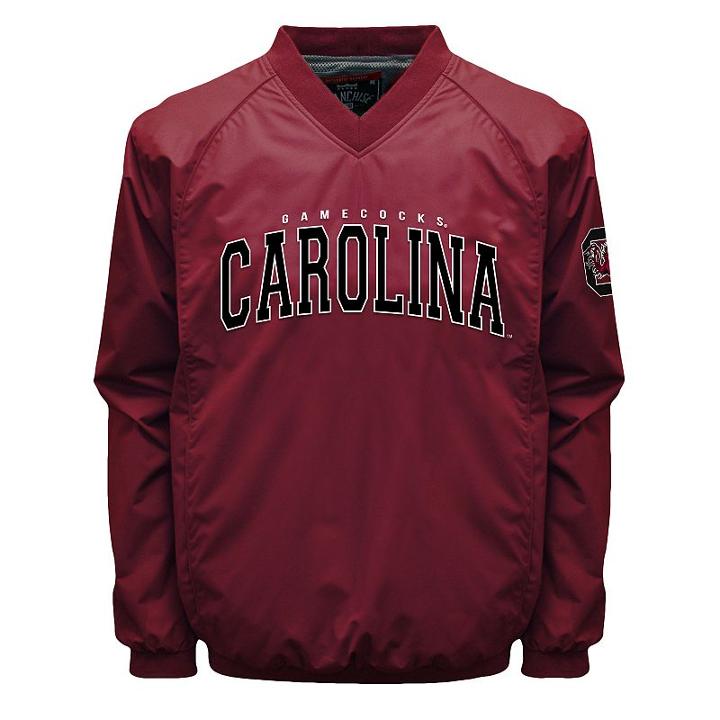 Men's Franchise Club South Carolina Gamecocks Coach Windshell Jacket, Size: 3xl, Red
