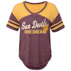 Juniors' Arizona State Sun Devils Football Tee, Women's, Size: Xl, Dark Red