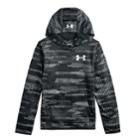 Boys 8-20 Under Armour Printed Hoodie, Size: Medium, Black