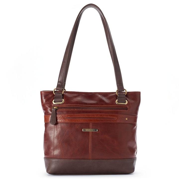 Stone & Co. Megan Leather Tote, Women's, Brown Oth