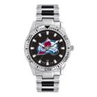 Game Time, Men's Colorado Avalanche Heavy Hitter Watch, Silver