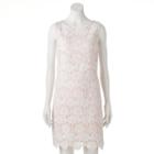 Women's Jessica Howard Scalloped Lace Shift Dress, Size: 12, White Oth