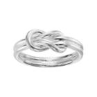 Primrose Sterling Silver Slipknot Ring, Women's, Size: 6, Grey