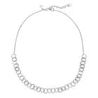 Coco Lane Hexagon Necklace, Women's, Size: 23, Grey