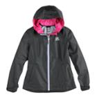 Girls 7-16 Zeroxposur Lightweight Kelly Rain Jacket, Size: Xl, Black