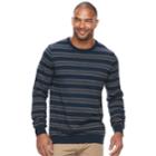 Big & Tall Sonoma Goods For Life&trade; Classic-fit Coolmax Crewneck Sweater, Men's, Size: 3xb, Dark Blue