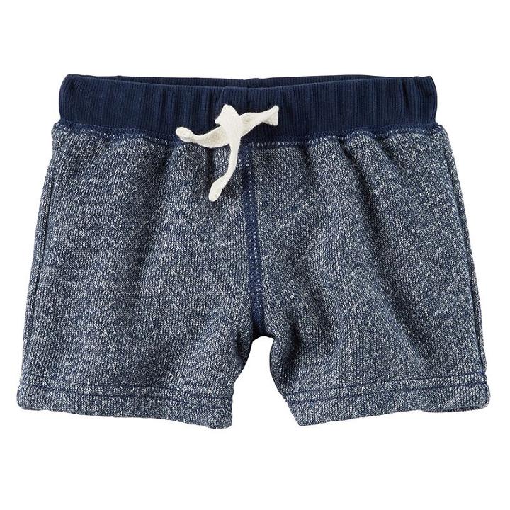 Baby Boy Carter's French Terry Shorts, Size: 18 Months, Blue