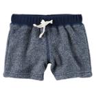 Baby Boy Carter's French Terry Shorts, Size: 18 Months, Blue